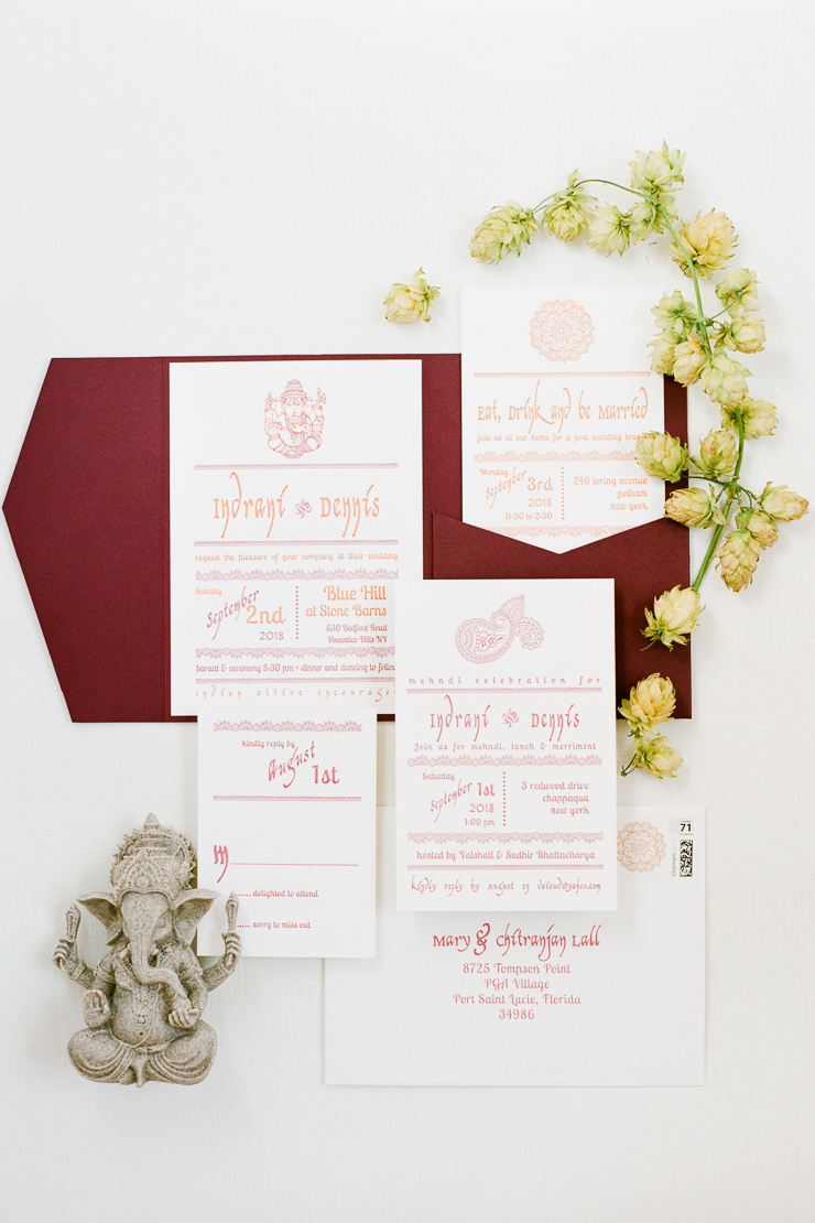 Indian Inspired Wedding Invitations