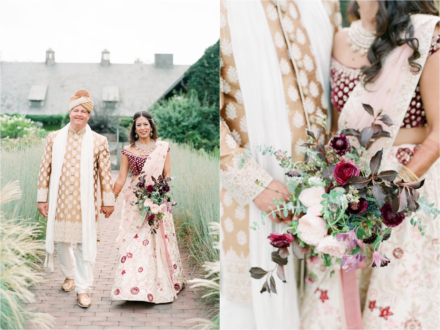 Bohemian Chic Indian Fusion Wedding Photos