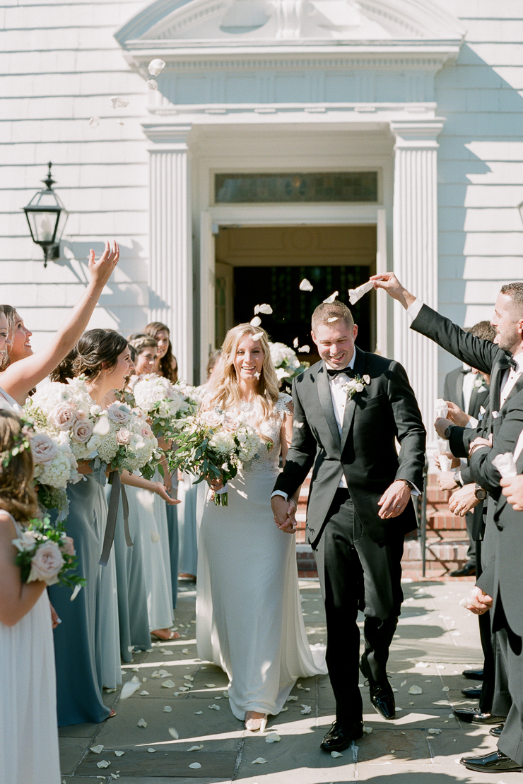 Rose Petal Toss Church Exit 