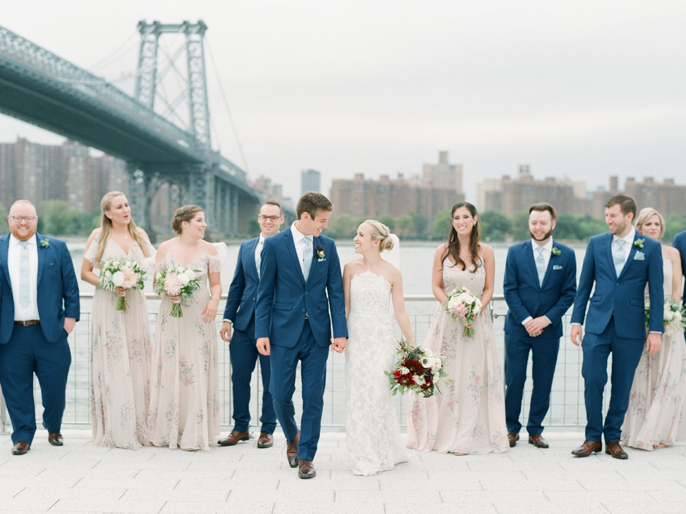 Domino Park Bridal Party Wedding Photos
