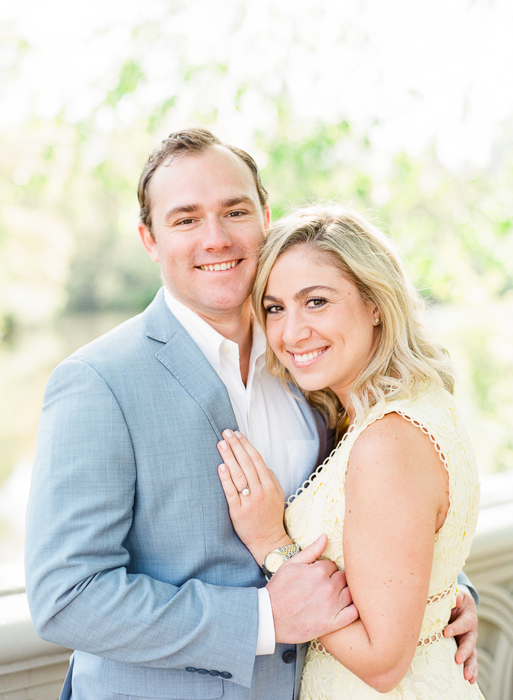 Bow Bridge Central Park Engagement Photos