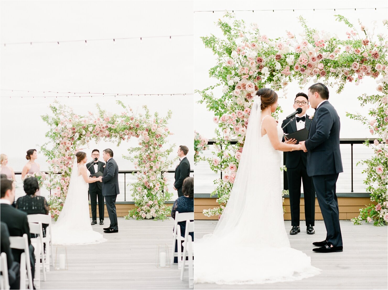 Bride and Groom Getting Married at Gurney's Montauk