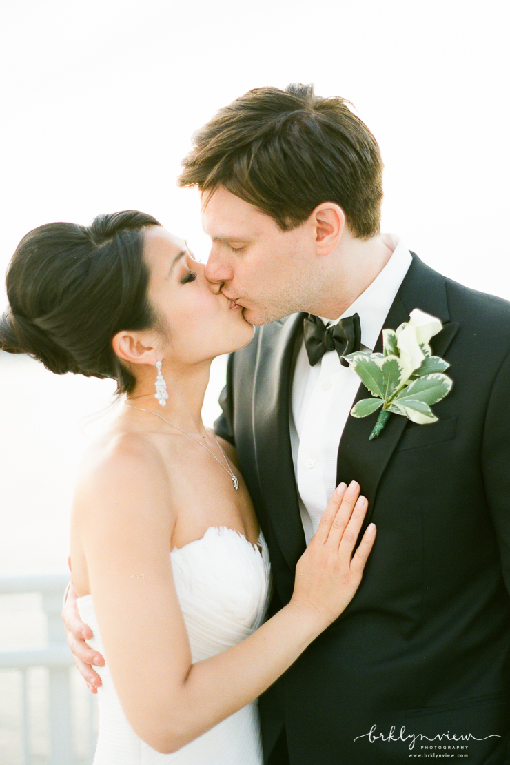 The Lighthouse at Chelsea Piers Wedding Photos Sunset photos at the lighthouse at Chelsea Piers