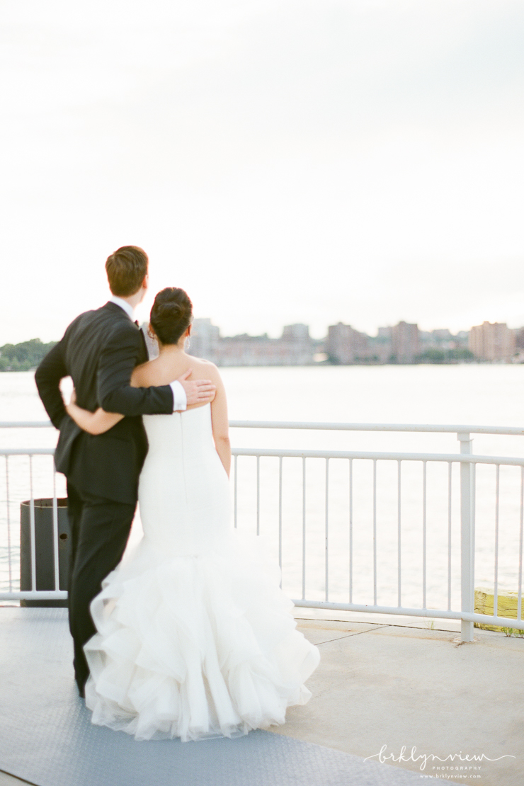 The Lighthouse at Chelsea Piers Wedding Photos Sunset Photos at the Lighthouse at Chelsea Piers